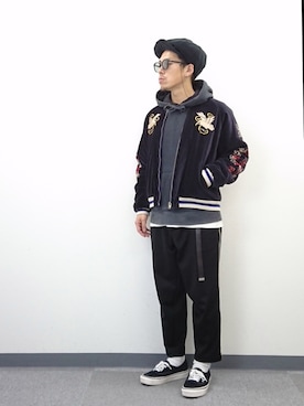 YANCHAさん（メンズ・167cm）の冬コーディネート