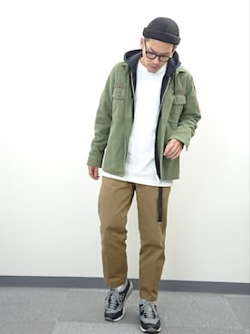 「アイテム（福袋/福箱、ブラック系）」を使った、YANCHAさん（メンズ・167cm）の春コーディネート