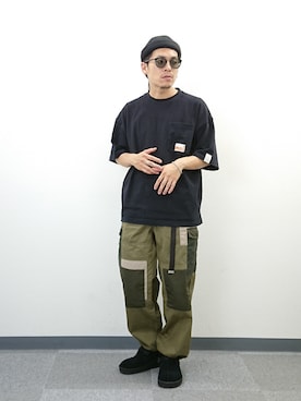 「IOSSELLIANI（イオッセリアーニ）のアイテム」を使った、YANCHAさん（メンズ・167cm）の夏コーディネート