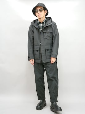 「Snow Peak（スノーピーク）のアイテム（その他アウター）」を使った、YANCHAさん（メンズ・167cm）の秋コーディネート