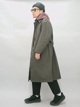 「IOSSELLIANI（イオッセリアーニ）のアイテム」を使った、YANCHAさん（メンズ・167cm）の秋コーディネート
