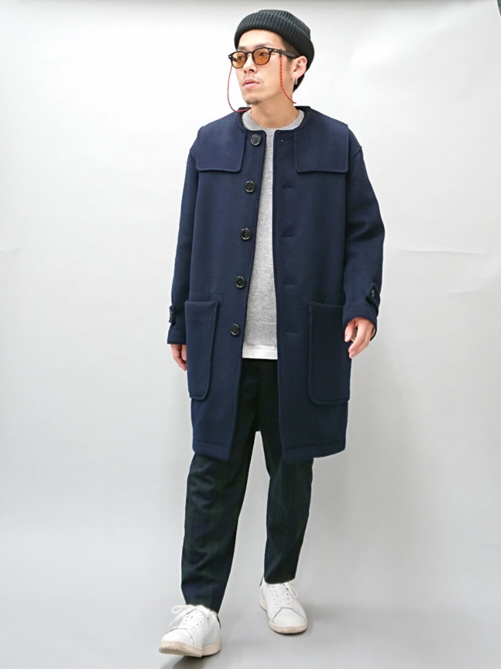 Markaware marka ダッフル　コート　ネイビー markawareのダッフルコートを使った人気ファッションコーディネート - WEAR
