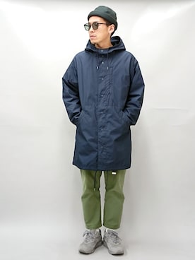 「FOH.（フォードット）のアイテム」を使った、YANCHAさん（メンズ・167cm）の春コーディネート