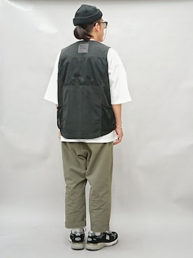 「WILD THINGS（ワイルドシングス）のアイテム（その他アウター）」を使った、YANCHAさん（メンズ・167cm）の夏コーディネート