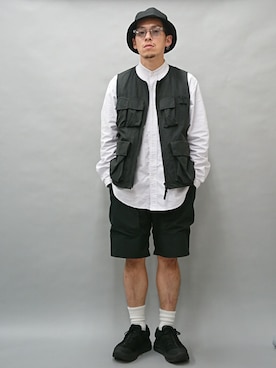 「WILD THINGS（ワイルドシングス）のアイテム（その他アウター）」を使った、YANCHAさん（メンズ・167cm）の秋コーディネート