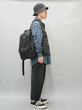 「WILD THINGS（ワイルドシングス）のアイテム（その他アウター）」を使った、YANCHAさん（メンズ・167cm）の秋コーディネート