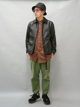 ADAM ET ROPE'（アダムエロペ）の「レザーコーチジャケット（その他