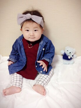 anon31さん（キッズ・70cm）の秋コーディネート