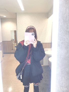 「rps（アールピーエス）のアイテム（ダウンジャケット/コート）」を使った、🧚‍♀️さん（レディース・166cm）の冬コーディネート
