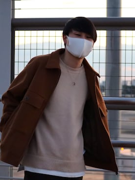 モアさん(メンズ・172cm)の冬コーディネート
