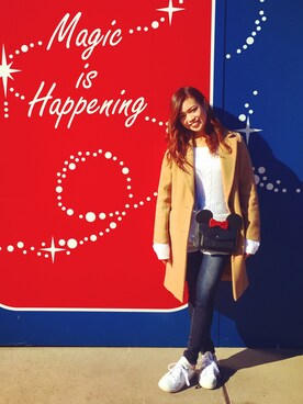 Natsuki Tashiroさん（レディース・155cm）の冬コーディネート