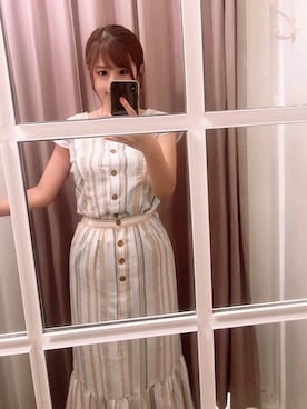 「アイテム（スカート）」を使った、あいさん（キッズ・74cm）の夏コーディネート