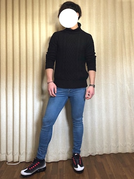 「jiggys shop（ジギーズショップ）のアイテム（トップス）」を使った、さるさん（メンズ・173cm・10代）の春コーディネート