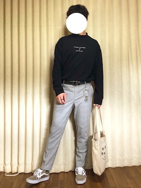 「DHOLIC SELECT（ディーホリックセレクト）のアイテム」を使った、さるさん（メンズ・173cm）の春コーディネート