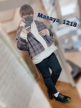 「GRL（グレイル）のアイテム（ジャケット/アウター）」を使った、Masaya_1218さん（メンズ・172cm）の春コーディネート