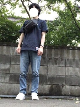 「SPINNS（スピンズ）のアイテム（腕時計）」を使った、Uto【ユート】さん（メンズ・168cm）の夏コーディネート
