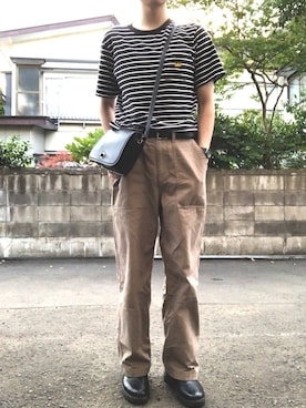 「SPINNS（スピンズ）のアイテム（腕時計）」を使った、Uto【ユート】さん（メンズ・168cm）の夏コーディネート