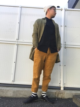 「MARINEDAY（マリンデイ）のアイテム」を使った、Ryo♪さん（メンズ・172cm）の冬コーディネート