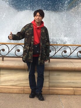 「FACETASM（ファセッタズム）のアイテム（テーラードジャケット）」を使った、RYOTAさん（メンズ・168cm）の秋コーディネート