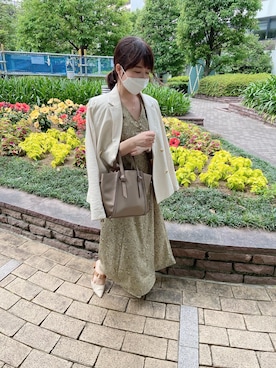 「KOBE LETTUCE（コウベレタス）のアイテム（その他アウター）」を使った、ぽぺう♡さん（レディース・145cm）の春コーディネート