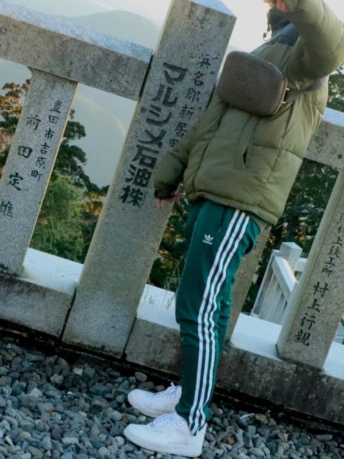 もねちろ Adidas Originalsのパンツを使ったコーディネート Wear