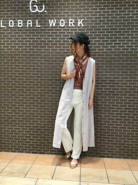 てんさん（レディース・166cm）の夏コーディネート