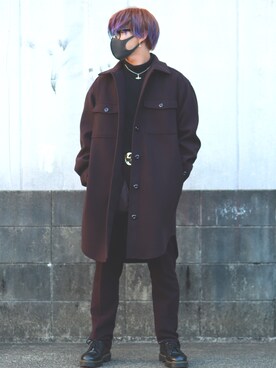 「アイテム（ピアス（両耳用）、その他）」を使った、Soraさん（メンズ・173cm）の秋コーディネート