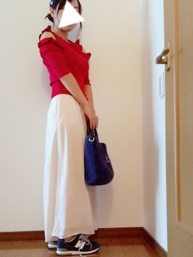 「Chico（チコ）のアイテム（財布/小物）」を使った、mimuさん（レディース・153cm）の春コーディネート