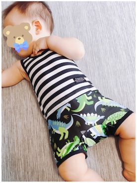 「男の子ベビー」｜「アイテム（その他）」を使った、mama-koさん（キッズ・70cm）の夏コーディネート