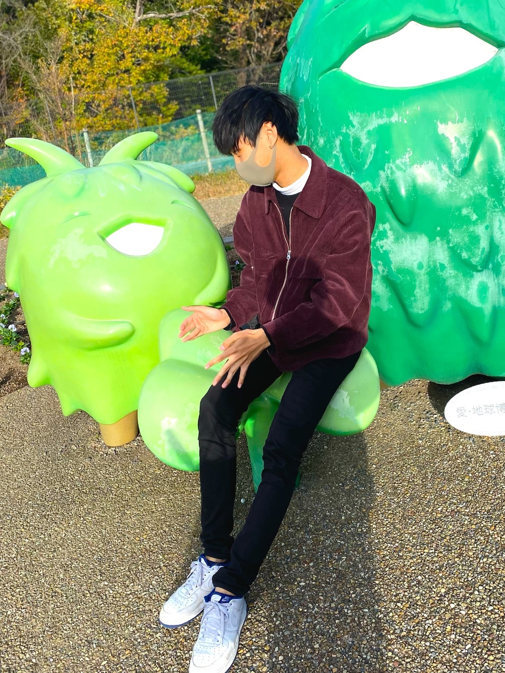 「シンプル、冬コーデ、おしゃれさんと繋がりたい、GU、WEGO、NIKE、いいね、save、フォローお願いします🤑、高校生、カジュアルコーデ、今日のコーデ」｜「WEGOのWEGO/タートルネックプルオーバースウェット（スウェット、ホワイト系）」を使った、たいがぁさん（メンズ・182cm）の冬コーディネートの1枚目の写真