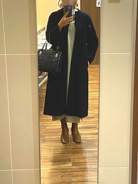 「yuni（ユニ　）のアイテム（ジャケット/アウター）」を使った、この坂道をのぼって、くだってさん（レディース・162cm）の冬コーディネート