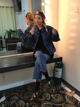 「alexanderwang（アレキサンダーワン）のアイテム（帽子）」を使った、Darastyleさん（レディース・162cm）の冬コーディネート