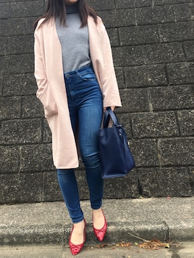 「Discoat Parisien」｜「アイテム（バレエシューズ）」を使った、G.ongさん（レディース・159cm）の冬コーディネート