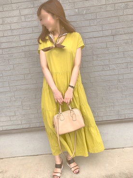 「RADOのアイテム」を使った、Maiiさん（レディース・156cm）の夏コーディネート