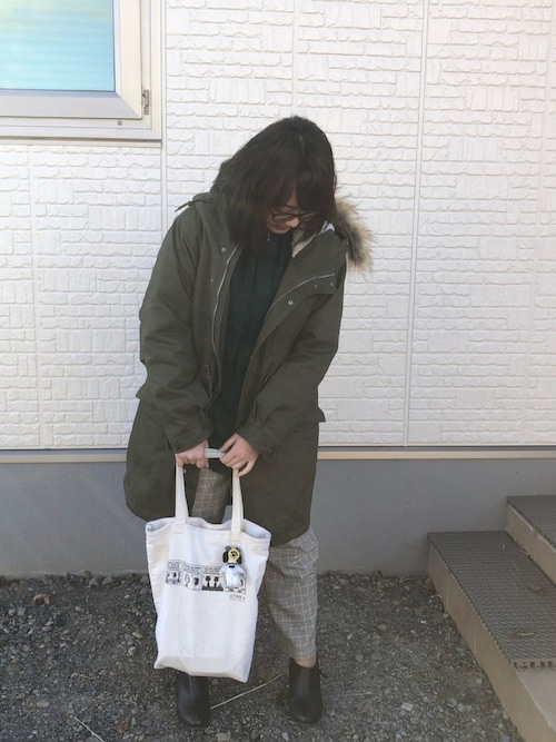 ゆう Confirmのモッズコートを使ったコーディネート Wear