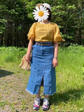 「sangacio（サンガッチョ）のアイテム」を使った、ゆうさん（レディース・164cm）の夏コーディネート