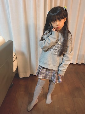 「DIABLE」｜rioさん（キッズ・121cm）の冬コーディネート