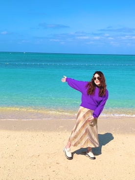 「NIKE（ナイキ）のナイキ エア マックス 95 プレミアム コントラスト ウィメンズシューズ / NIKE AIR MAX 95 PREMIUM CONTRAST（スニーカー）」を使った、tbさん（レディース・160cm）の春コーディネート