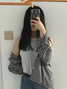 「试衣间」｜森林公園さん（レディース・163cm）の春コーディネート