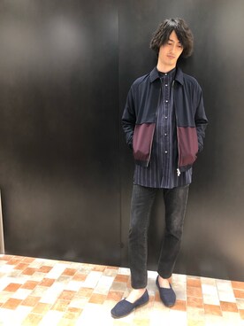 「アイテム（ブルゾン）」を使った、noriさん（メンズ・178cm・30代）の秋コーディネート
