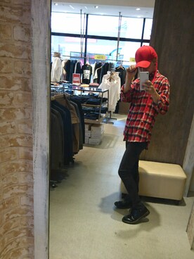 「MORGAN（モルガン）のアイテム」を使った、瑛叶さん（メンズ・165cm）の夏コーディネート