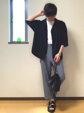 「WIRED（ワイアード）のアイテム」を使った、ぽんぬ🪡さん（メンズ・175cm）の春コーディネート