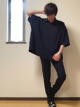 「WIRED（ワイアード）のアイテム」を使った、ぽんぬ🪡さん（メンズ・175cm）の夏コーディネート