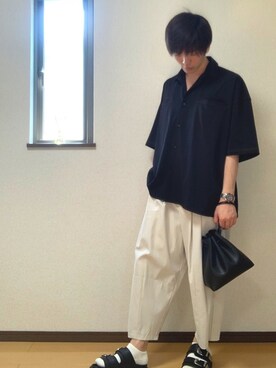 「WIRED（ワイアード）のアイテム」を使った、ぽんぬ🪡さん（メンズ・175cm）の夏コーディネート