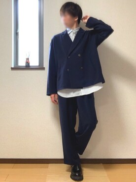 「epnok（エプノック）のアイテム（アクセサリー）」を使った、ぽんぬ🪡さん（メンズ・175cm）の冬コーディネート