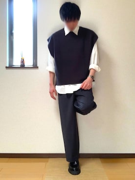 「WIRED（ワイアード）のアイテム」を使った、ぽんぬ🪡さん（メンズ・175cm）の春コーディネート