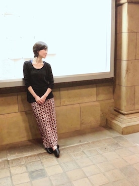 園崎未恵 Sonozaki Mieさん（レディース・155cm）の秋コーディネート