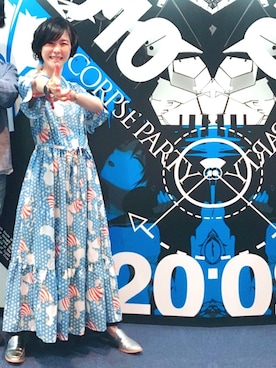 「ふりふ（フリフ）のアイテム（ワンピース）」を使った、園崎未恵 Sonozaki Mieさん（レディース・155cm）の秋コーディネート