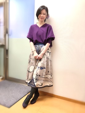 園崎未恵 Sonozaki Mieさん(レディース・155cm)の冬コーディネート