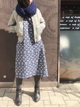 園崎未恵 Sonozaki Mieさん（レディース・155cm）の春コーディネート